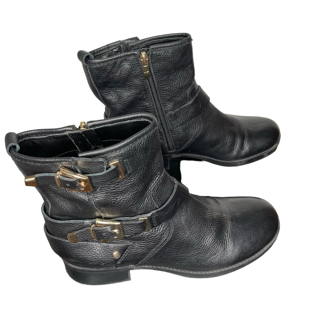 Marc Fisher‎ Black Leather Booties